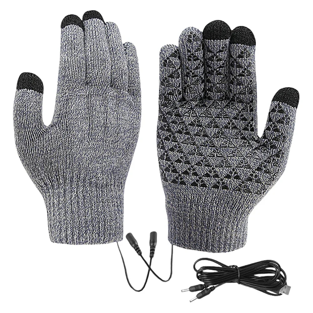USB Verwarmde Handschoenen met Touchscreen voor Winter – Warme Fleecevoering Thermische Fietshandschoenen | Sulvida