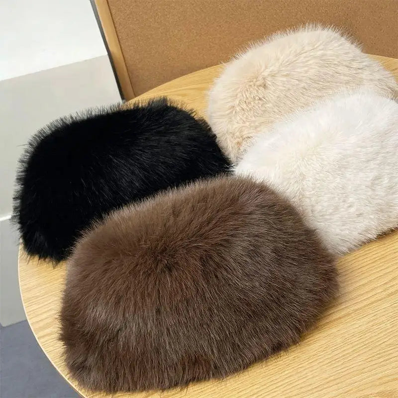 Bontmuts Kunstbont Winterhoed Russische Ushanka Bomber Style Warm Fluffy Knuffelig Oorflappen Wintermode | Sulvida