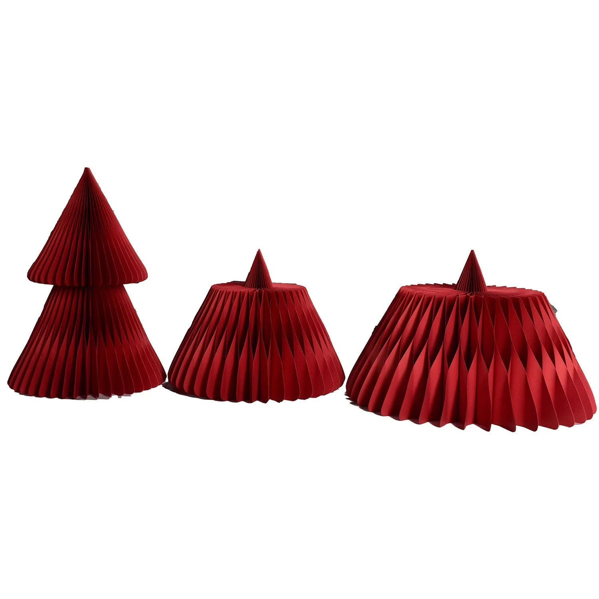 Arbre décoratif en papier 30 cm pliable à structure alvéolée, décoration de fête pour table, mur ou vitrine | Sulvida