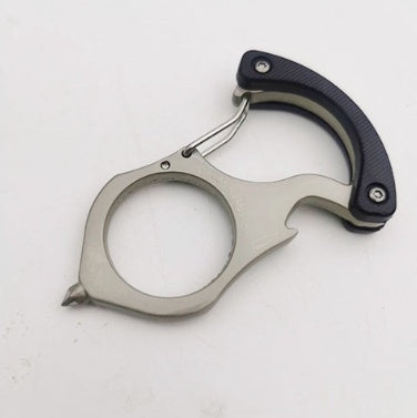 Sleutelhanger Noodtool met Glasbreker en Riem-snijder Compact Veiligheidsgereedschap voor Auto en Onderweg | Sulvida