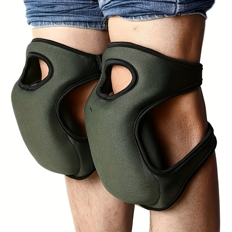 Lot de 2 genouillères ergonomiques et confortables pour le jardinage, le ménage, le nettoyage des sols et les travaux | Sulvida