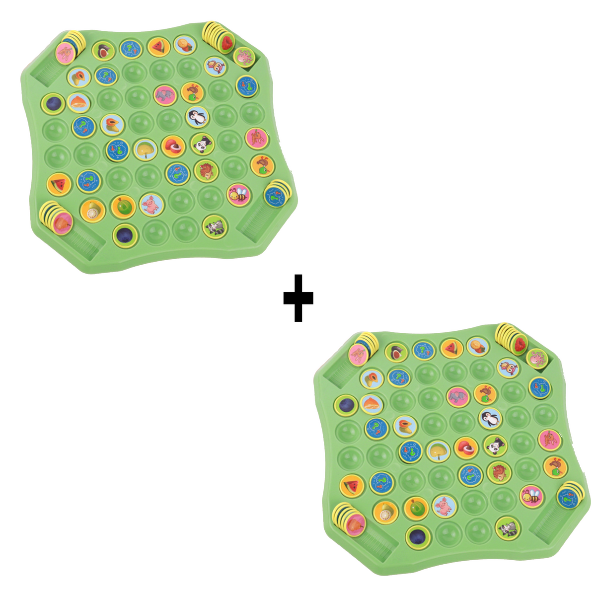 Educatief Geheugenbord Spel voor Kinderen Dieren en Fruit Herkenning Cognitieve Ontwikkeling Leerzaam | Sulvida