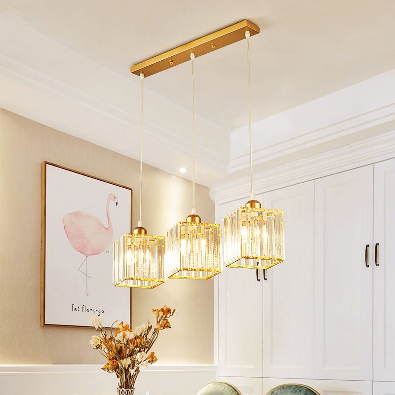 Hanglamp Cilindervormig Glas Zwart of Goud Modern Design Woonkamer Eetkamer Slaapkamer Verstelbaar Snoer | Sulvida