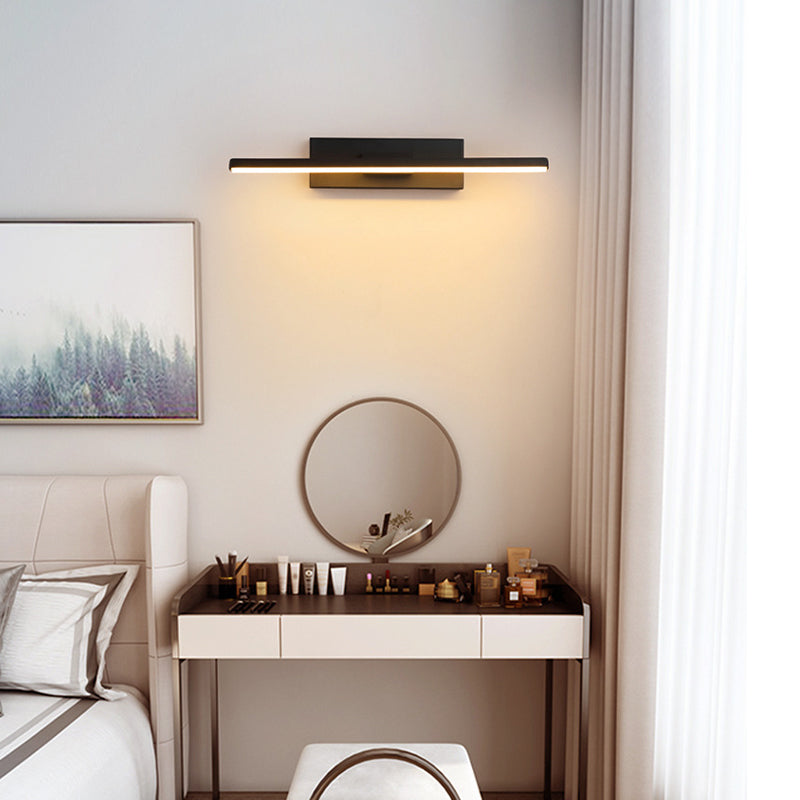 Draaibare LED Wandlamp Zwart Wit 30-50 cm Modern Design Wandverlichting voor Woonkamer Slaapkamer en Gang | Sulvida