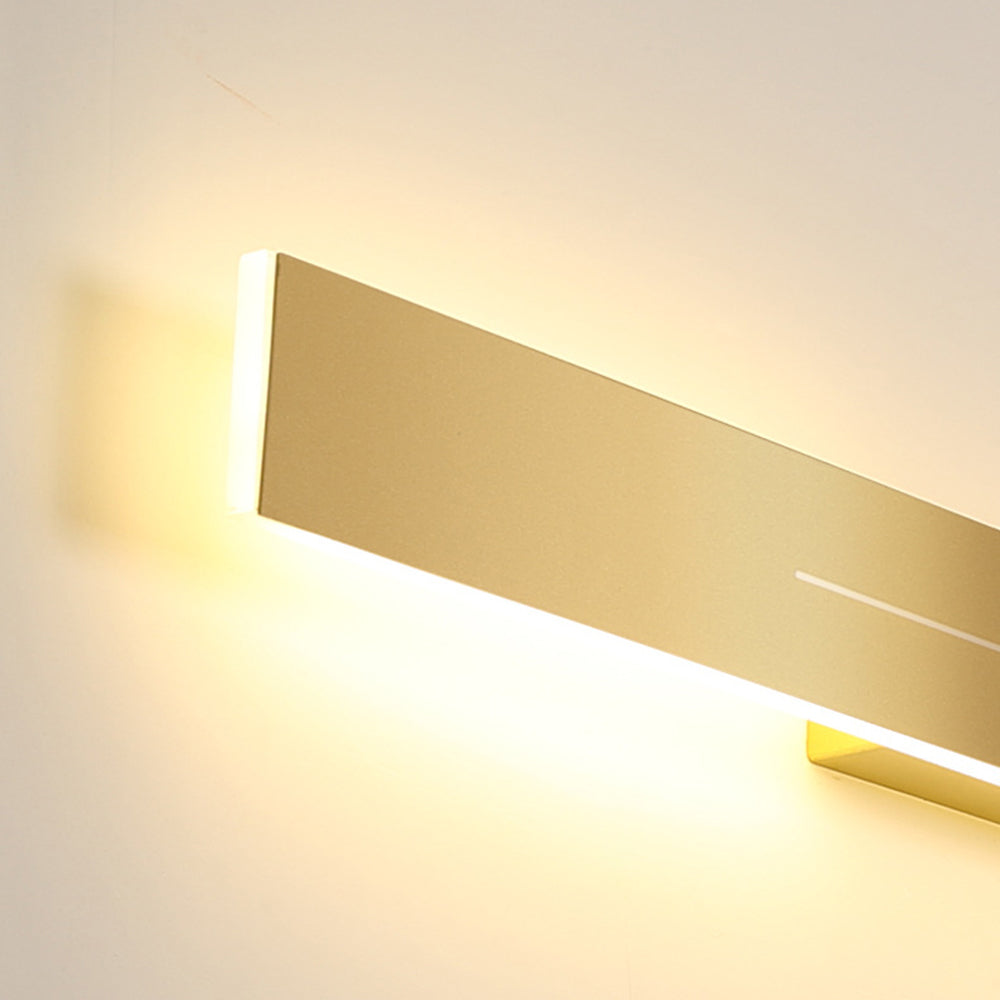 LED Wandlamp Modern Lineair Design Zwart Goud Acryl Metaal Slaapkamer Woonkamer Dimbaar 60-200cm Elegant | Sulvida