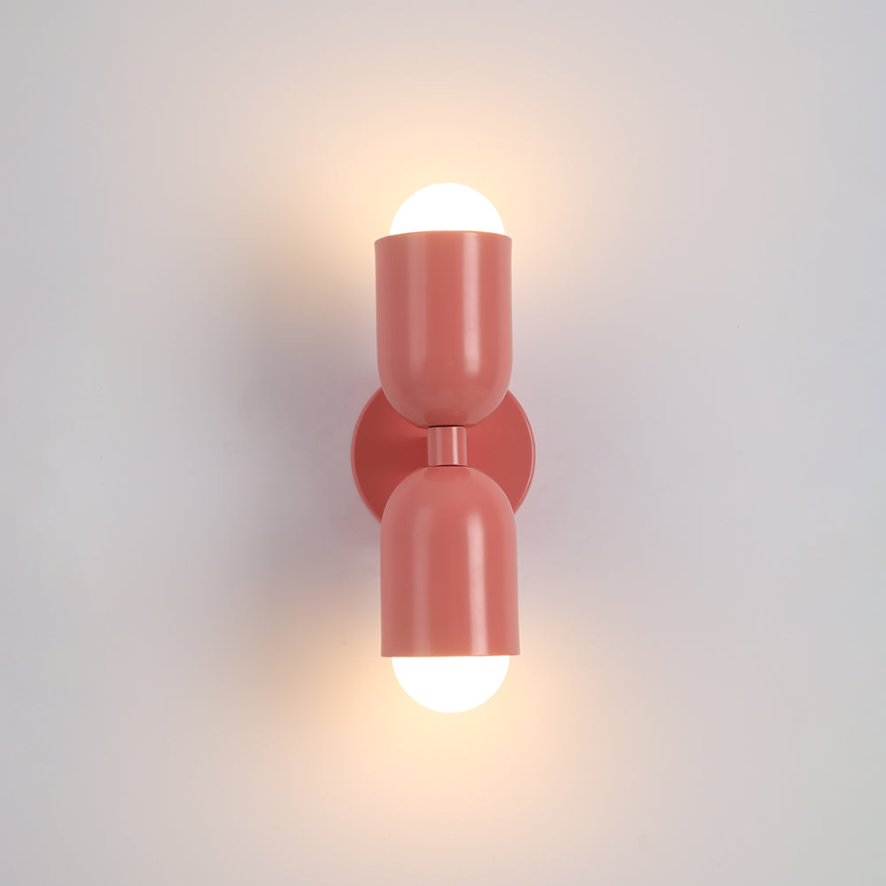 LED Wandlamp Metaal Twee Lichtpunten Decoratief Slaapkamer Woonkamer Wand Verlichting Modern Design Interieur | Sulvida