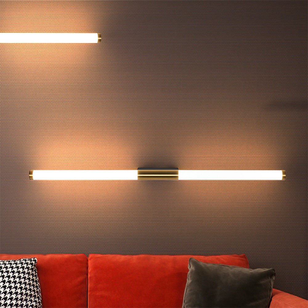 Lineaire Wandlamp met Spiegelfront voor Badkamer & Slaapkamer – Chique Metaal & PC Design LED Verlichting | Sulvida