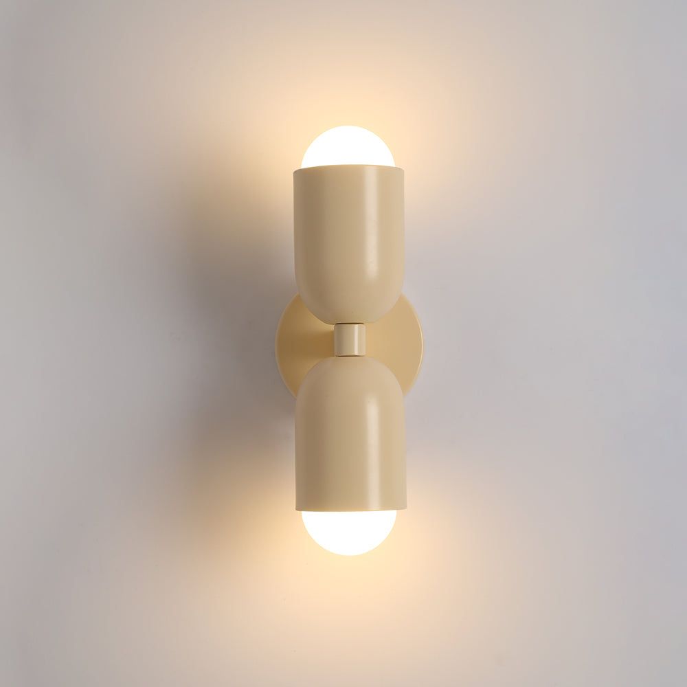 LED Wandlamp Metaal Twee Lichtpunten Decoratief Slaapkamer Woonkamer Wand Verlichting Modern Design Interieur | Sulvida
