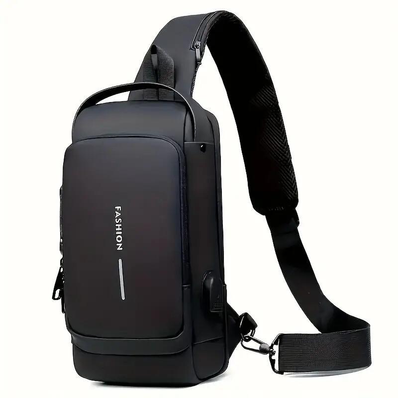Crossbody Rugtas met Cijferslot Zwart Blauw Grijs Lichtbruin Diefstalbeveiliging Compacte Schoudertas | Sulvida