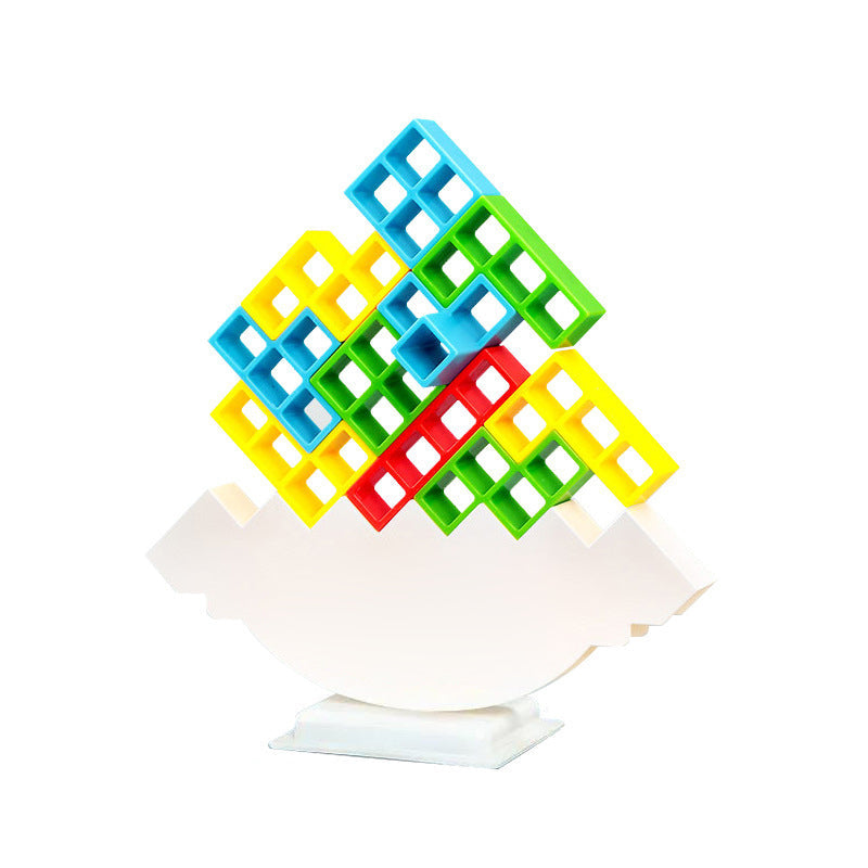 Kleurrijk Houten Stapelspel Tetris Balanceer Uitdaging Educatief Speelgoed Coördinatie Motoriek Spelplezier | Sulvida