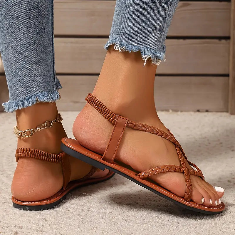 Damessandalen Ergonomisch Verstelbaar Zomerschoeisel Luchtig Sandaal Slipmodel Comfortabel Dames Zomer | Sulvida