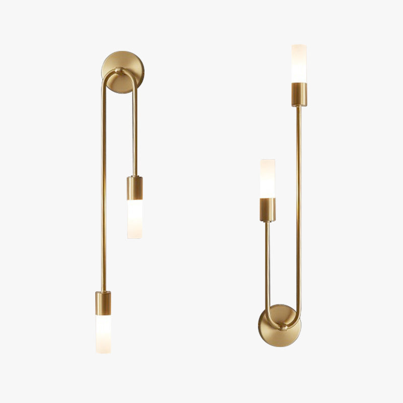 Wandlamp Modern Goud Metaal Set Woonkamer Slaapkamer Binnenverlichting Warm Licht Acrylic LED G9 Sfeerverlichting | Sulvida