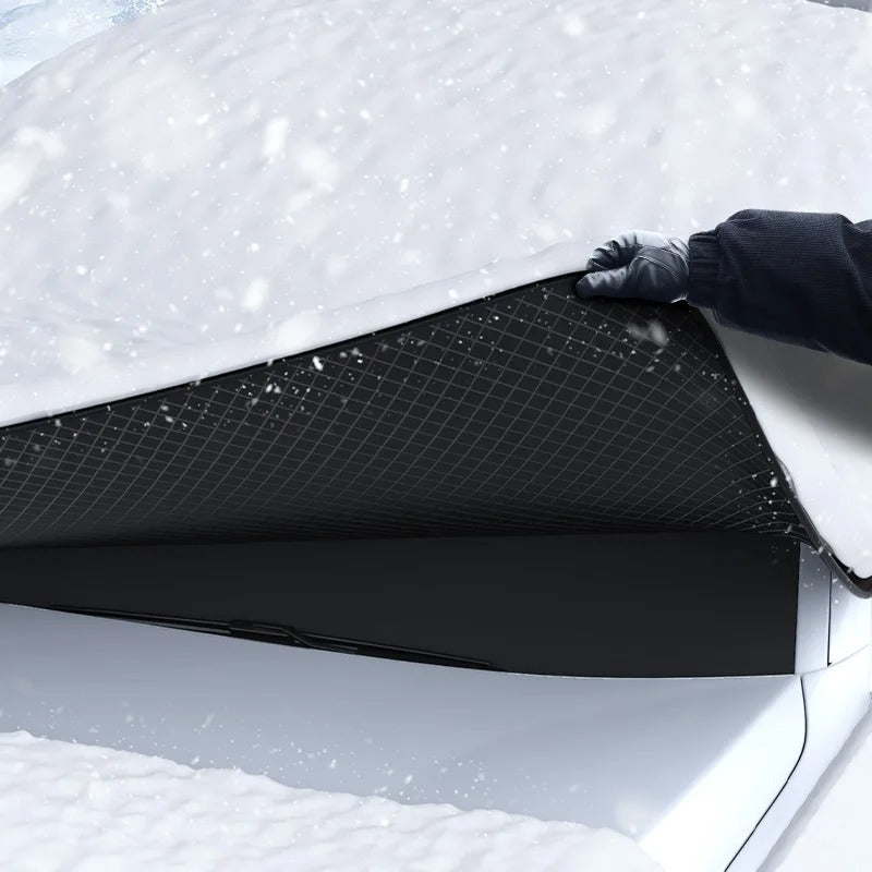Magnetische Winterhoes Autoruit 258x114cm Sneeuw IJs Bescherming Voorruit Universeel Alle Seizoenen Auto | Sulvida