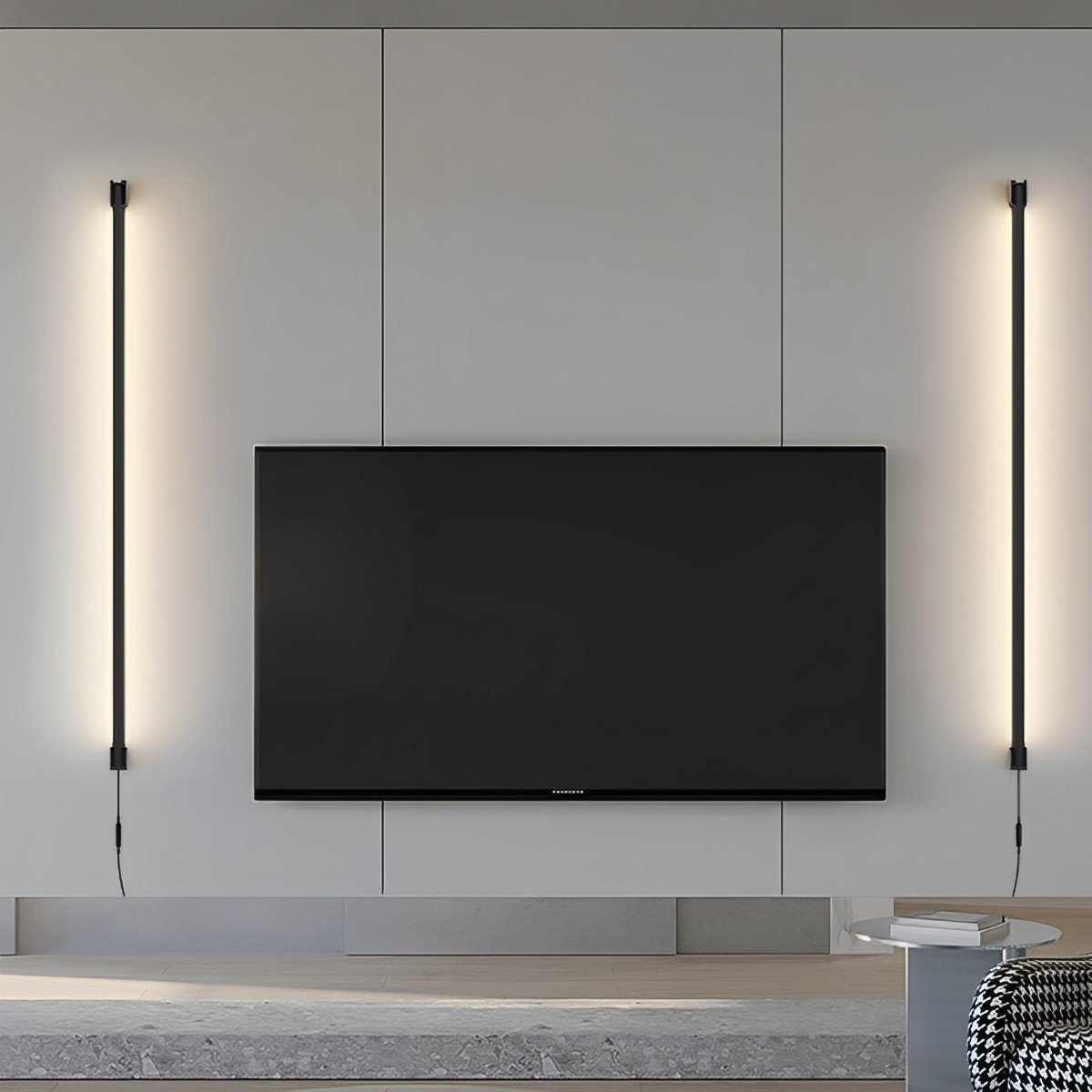LED Wandlamp Verstelbaar 360° Zwart Wit Aluminium Strip Plug-in Modern Design Slaapkamer Eetkamer Woonkamer | Sulvida
