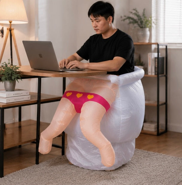 Opblaasbaar Toilet Kostuum voor Volwassenen – Carnaval Party Outfit Feestpak Humor Grappig Verkleedpak | Sulvida
