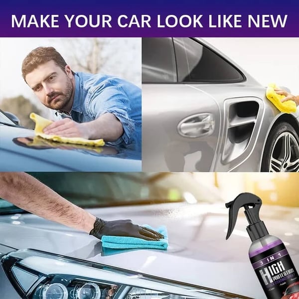 Keramische Autocoating Spray 3-in-1 Waterloze Reiniging Lak Bescherming Krasbestendig Glansherstellend | Sulvida
