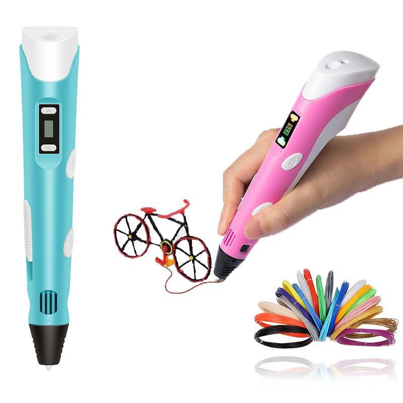 3D-tekenstift creatief speelgoed met PLA-filament 10 kleuren incl USB educatief voor kinderen en volwassenen | Sulvida