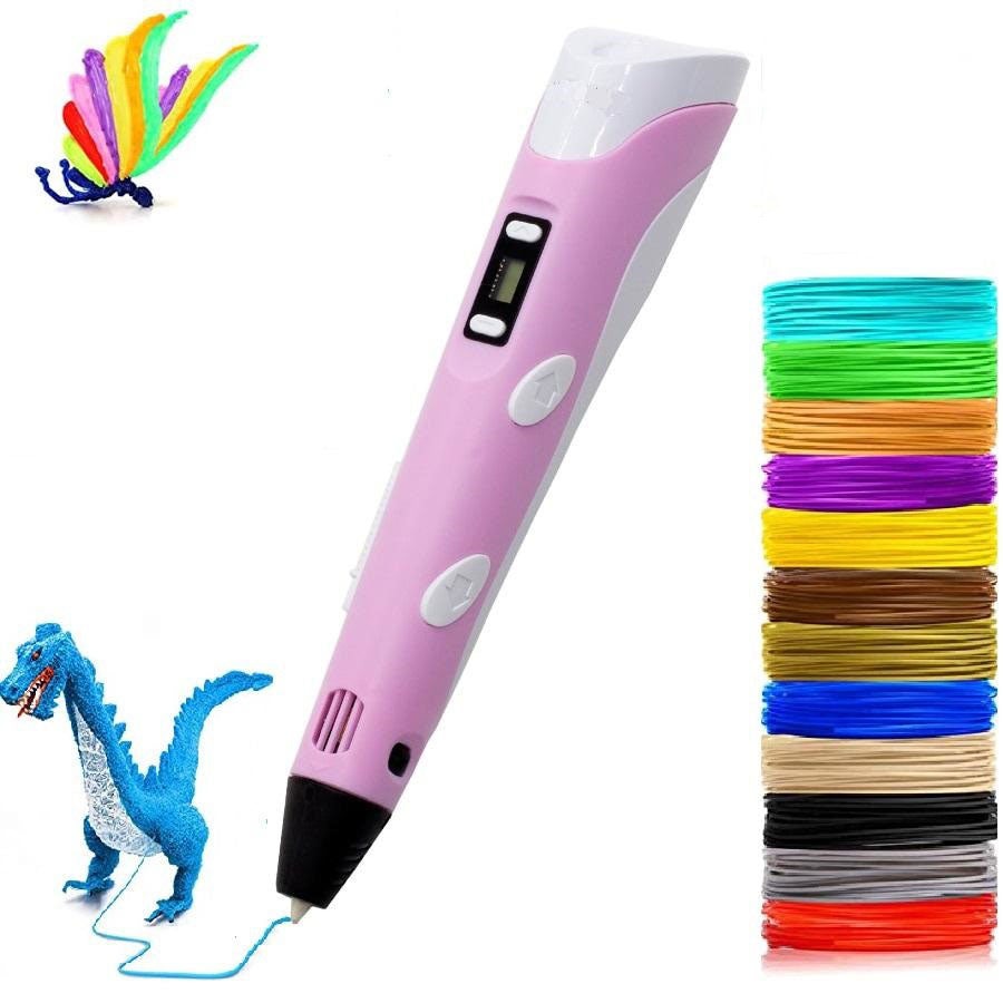 3D-tekenstift creatief speelgoed met PLA-filament 10 kleuren incl USB educatief voor kinderen en volwassenen | Sulvida