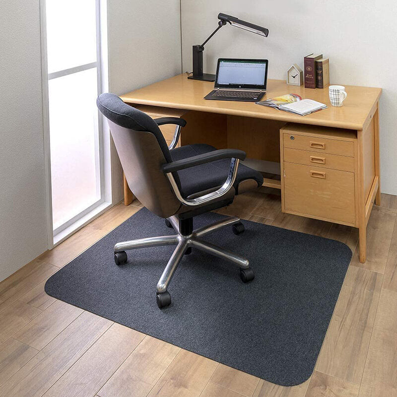 Bureaustoel Onderlegger 89x140 cm Beschermt Vloer Anti-slip PVC Mat Verstelbaar Transparant Snijdbaar | Sulvida
