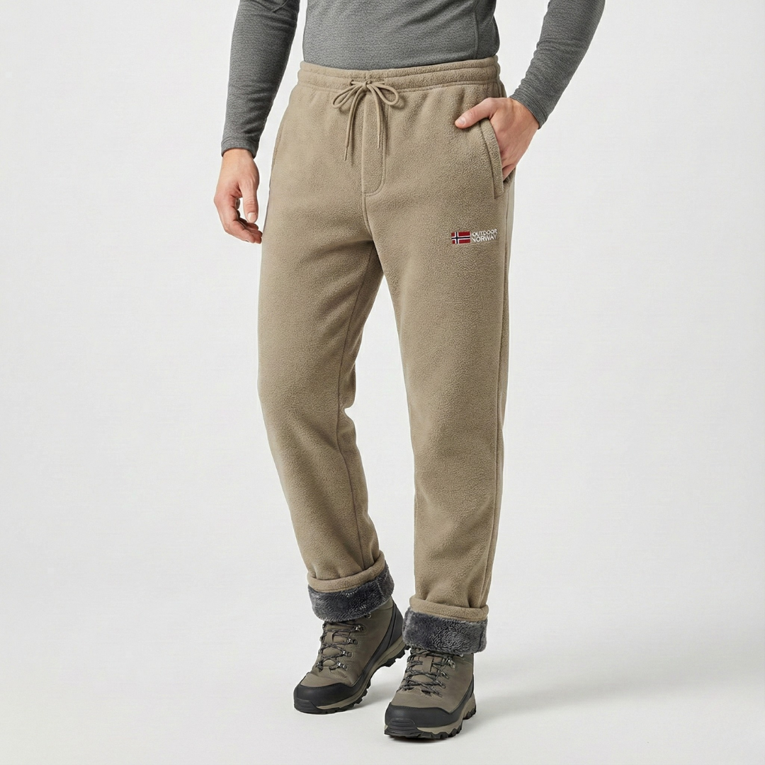 Fleece Skibroek Dik Winterbroek voor Dames en Heren met Elastische Tailleband Warme Voering Winterkleding | Sulvida