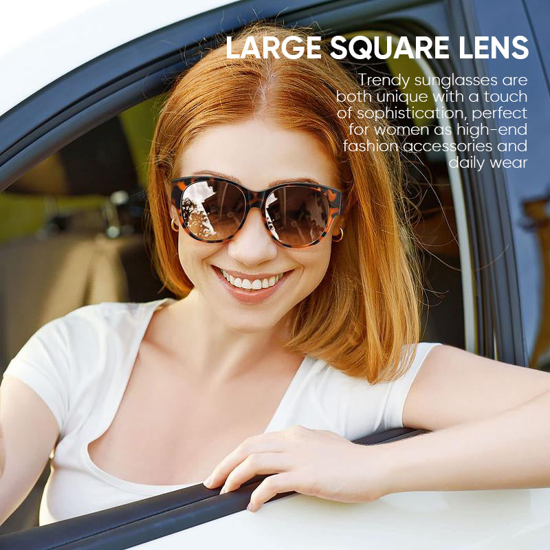 Overzetbril met Gepolariseerde Lenzen UV400 Cat-Eye Design – Pasbril over je Normale Bril | Sulvida