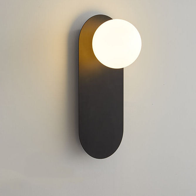 Glazen Wandlamp met Ringvormige Basis Minimalistisch Design voor Gang Woonkamer Slaapkamer Hal Verlichting | Sulvida