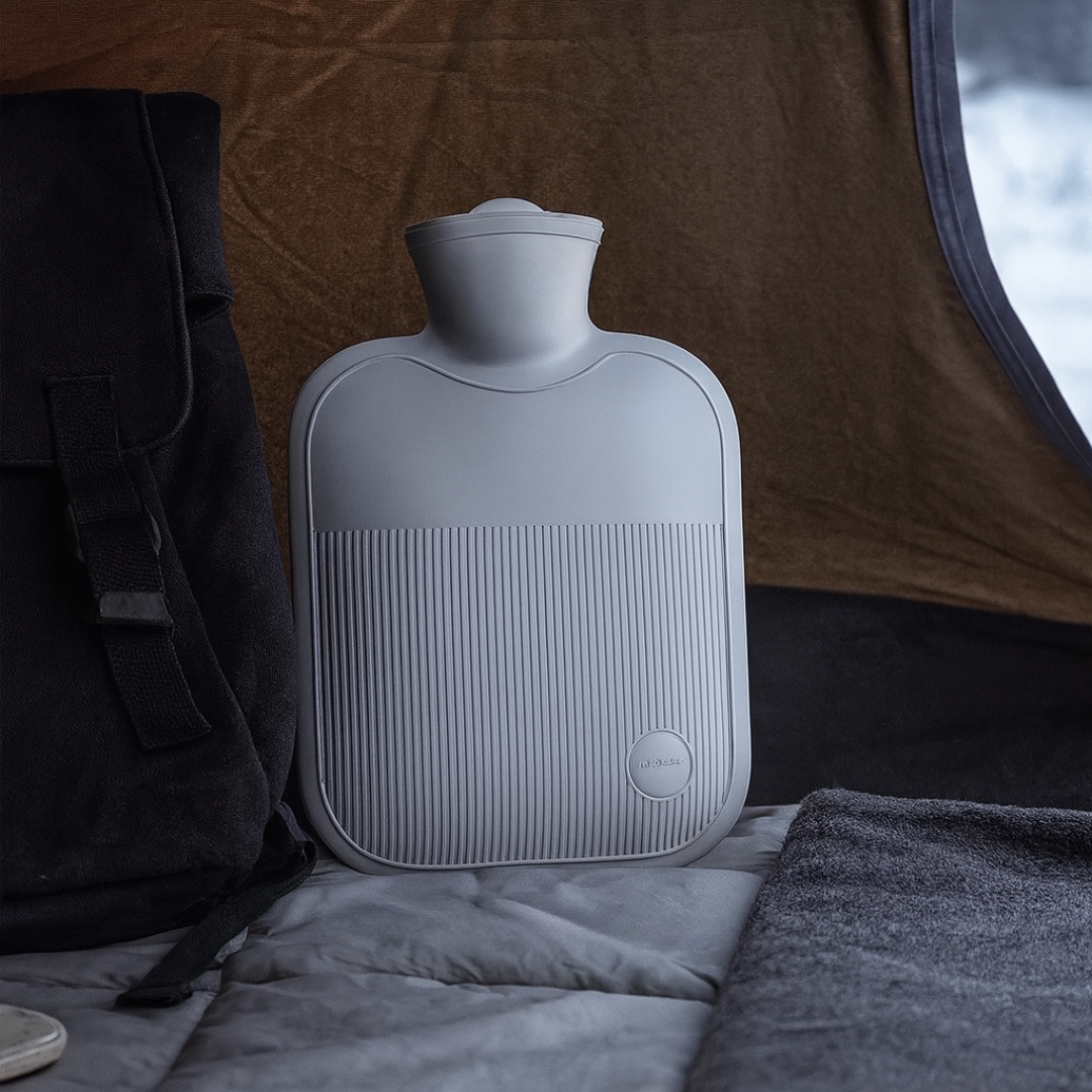 Warmwaterkruik XXL 2 liter veilig lek-proof PVC voor handen voeten bed koude winteravonden warmte comfort | Sulvida