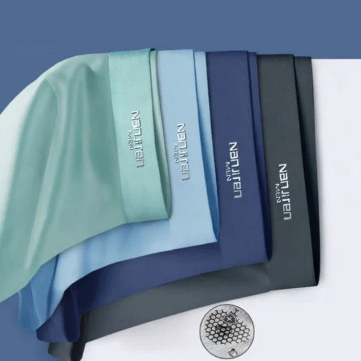 4-Pack Ademende Herenboxers Vochtafvoerend Comfort Stretch Onderbroek Dagelijks Gebruik Multipack Set | Sulvida