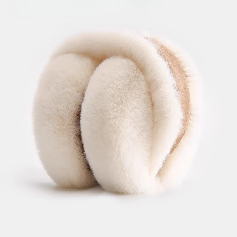 Pluche Oorwarmers Hoofdband Winter Zwart Wit Grijs Beige Zacht Comfortabel Warm Verstelbaar Earmuffs | Sulvida