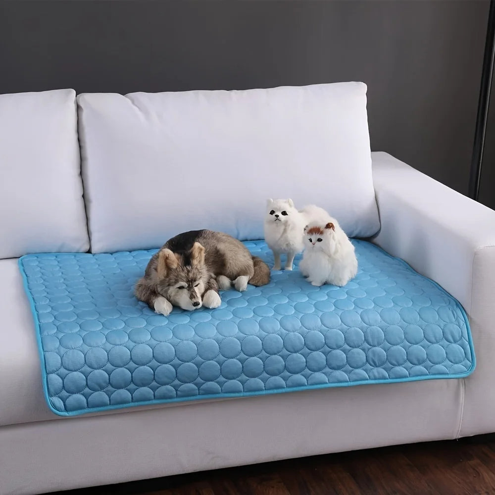 Koelmat Huisdieren Zelfkoelend Ademend 63×50 70×56 102×70 Honden Katten Bench Bank Autostoel Lichtgewicht Opvouwbaar | Sulvida