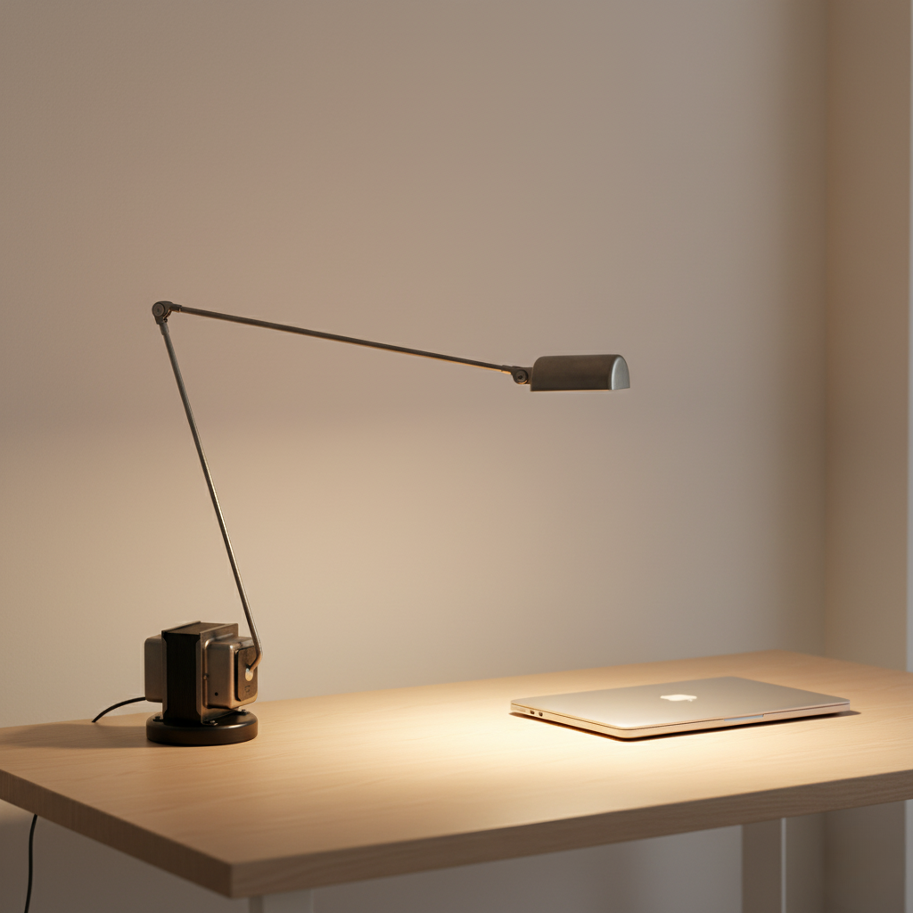 Verstelbare Bureaulamp Metaal met Geledarm Dimbaar LED Licht Zwart Wit Rood Werkverlichting Studeerkamer | Sulvida