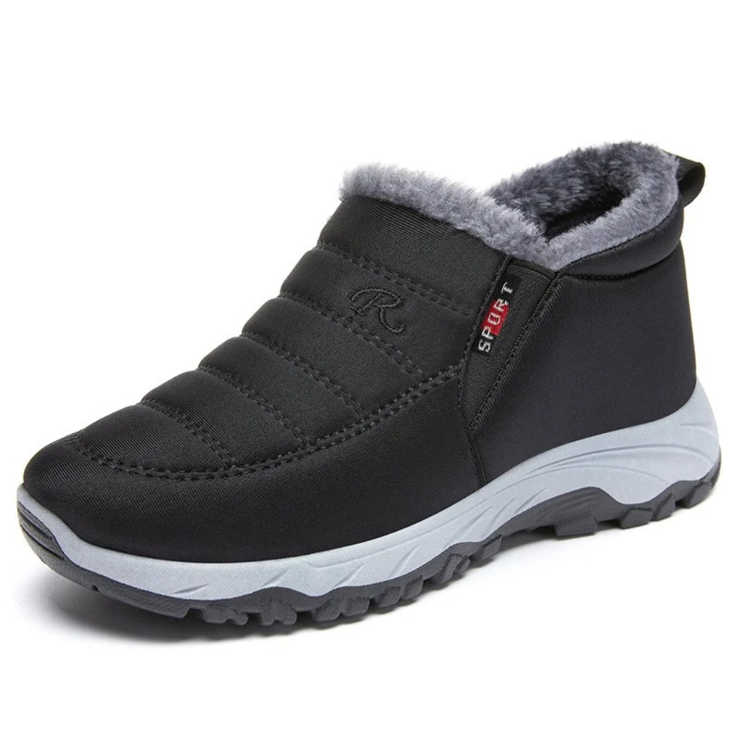 Dames Winterlaarzen Knöchelhoog Waterafstotend Warm Gevoerd Elastische Instap Comfortabel Snowboots Antislip | Sulvida