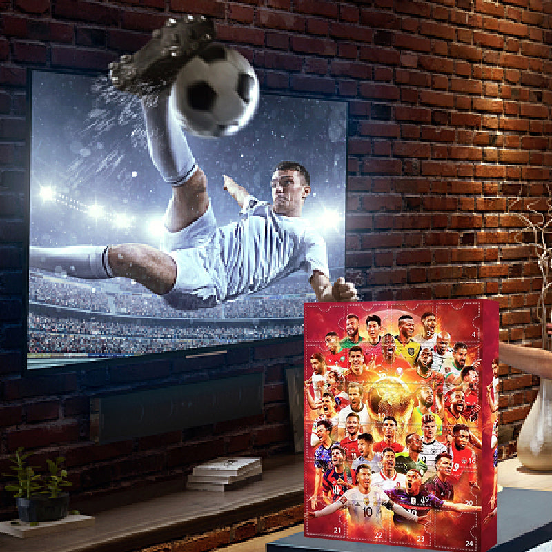 Voetbal Adventskalender met 24 Verrassingen voor Fans Countdown December Feestdagen Sport Speelgoed Cadeau | Sulvida