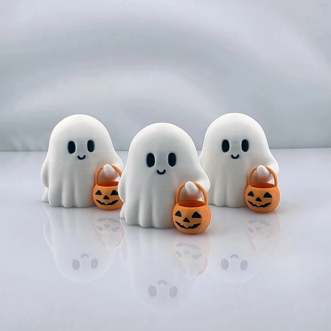 Spookjesfiguurtjes Hars Halloween Decoratieset Bureau Tafel Herfst Kastornament Seizoensdecor Griezelig | Sulvida