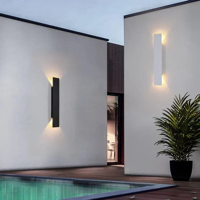 Weerbestendige Buitenwandlamp met Robuust Aluminium Behuizing Waterdicht IP65 Modern Design voor Tuin Terras Oprit en Entree | Sulvida