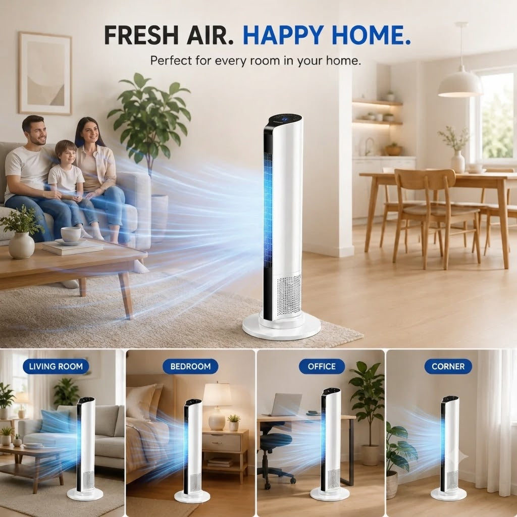 Mobiele Aircooler Staand Koeltoestel Draagbare Airconditioner Binnengebruik Verrijdbaar Koelsysteem Thuiskantoor | Sulvida