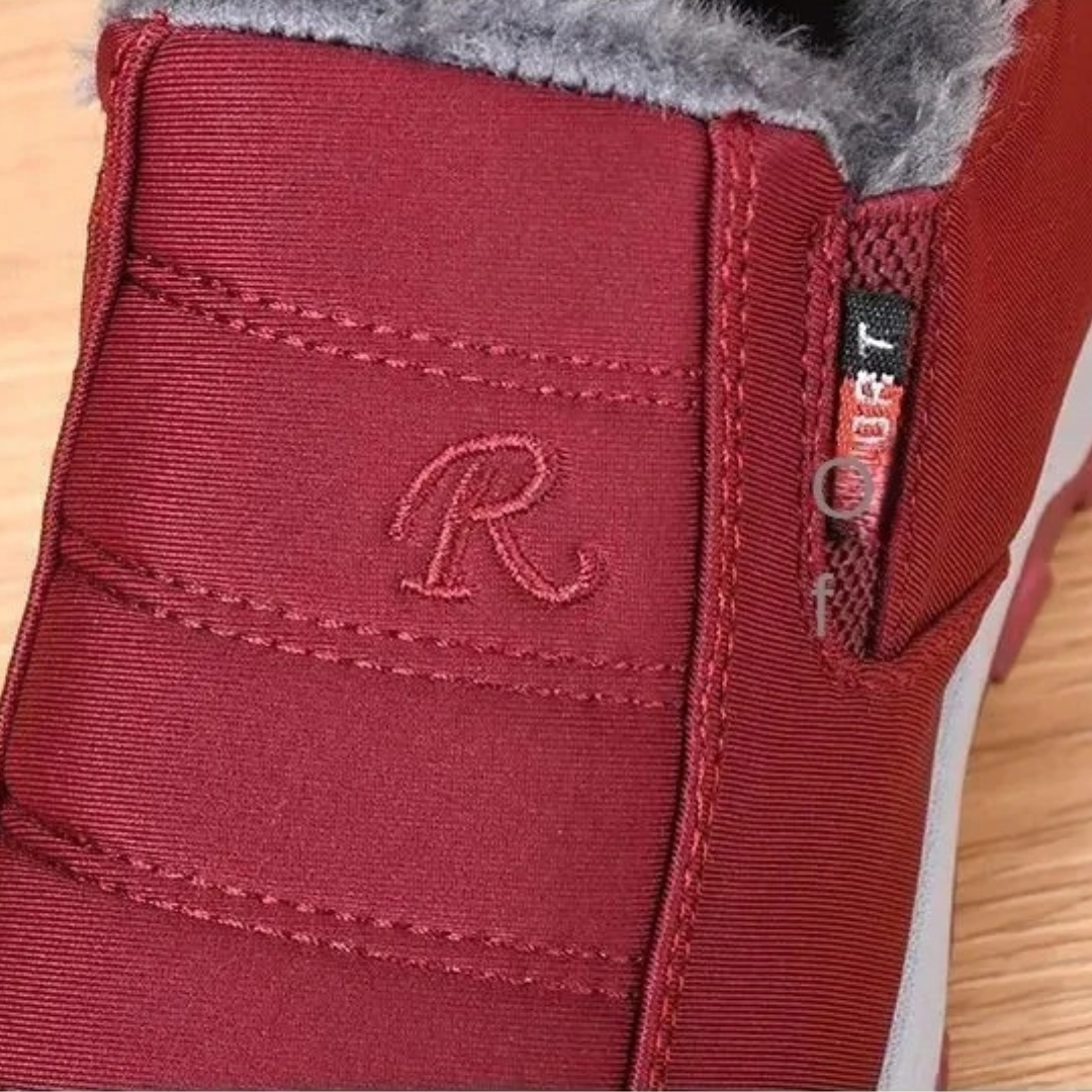Dames Winterlaarzen Knöchelhoog Waterafstotend Warm Gevoerd Elastische Instap Comfortabel Snowboots Antislip | Sulvida
