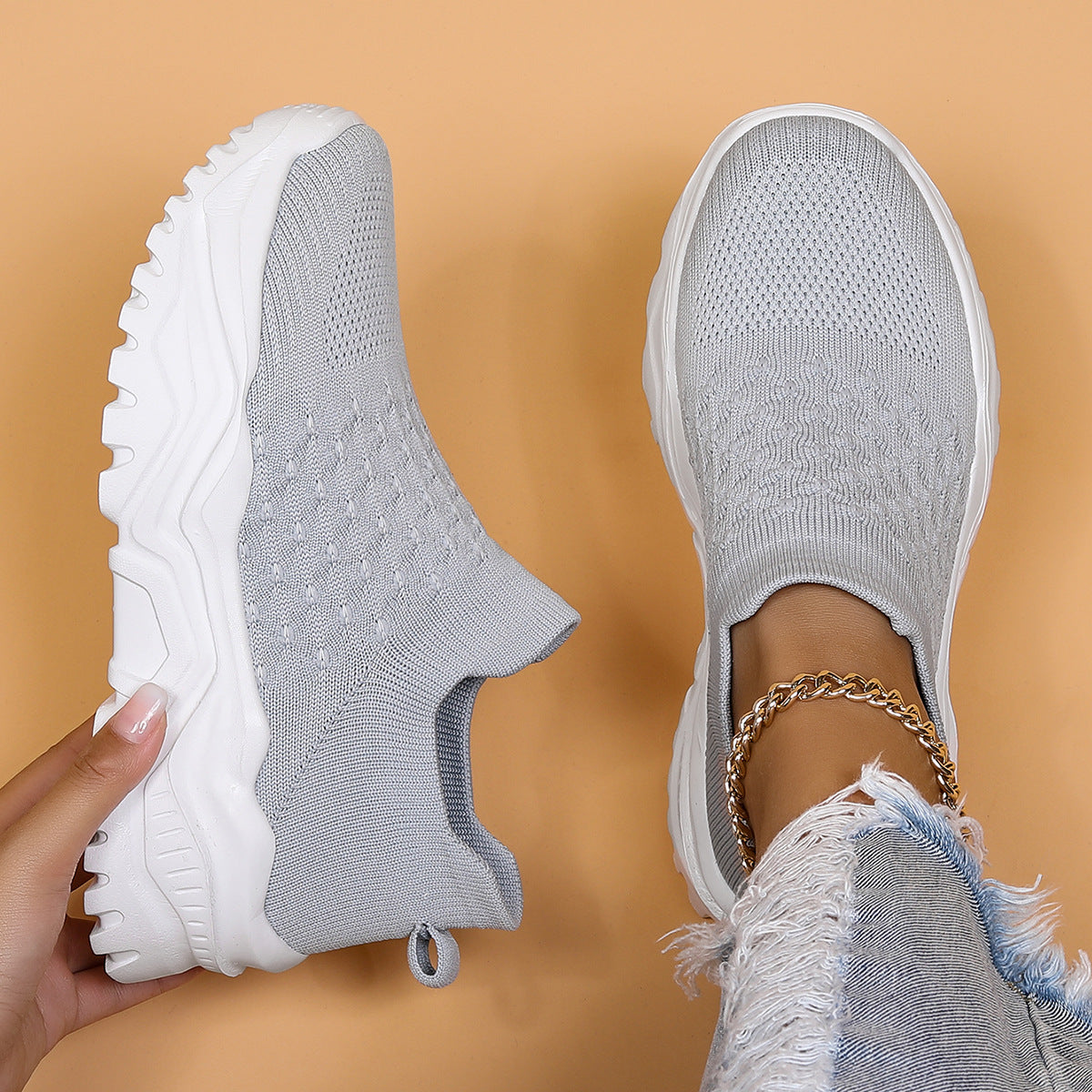 Orthopedische instapschoenen voor dames ademend flexibel comfortabel wandelen dagelijks gebruik loopschoenen | Sulvida
