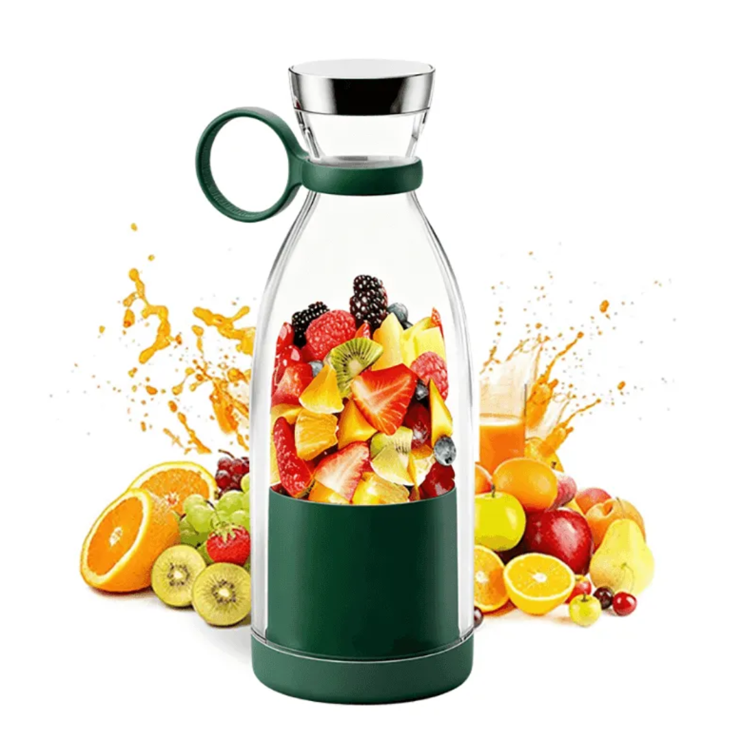 Draagbare smoothie blender oplaadbaar met drinkfles fruit mixer reis keuken shake sportdrank USB power | Sulvida