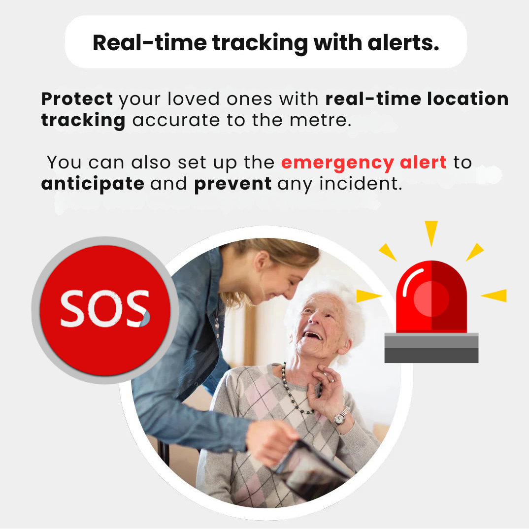 Positietracker voor Ouderen – Realtime GPS Locatie zonder Abonnement voor Veiligheid en Gemoedsrust Thuis | Sulvida