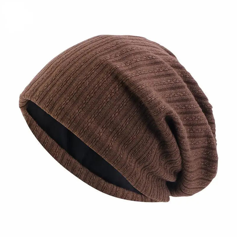 Katoenen Muts met Tarwepatroon Winter Beanie Warmte Comfort Unisex One Size Gebreide Wintermuts Stijlvol | Sulvida