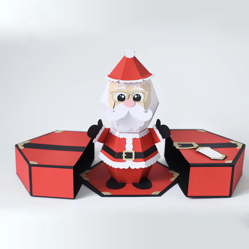 3D Kerstman Pop-up Verrassing Kaart Grappige Prank Box Kerstmis Verrassingsdoos Cadeau Grap Artikel Humor | Sulvida