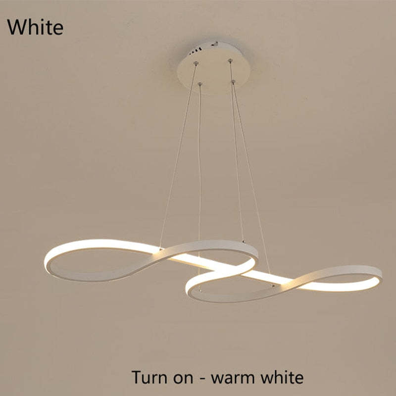 Hanglamp Muzieknoot Zwart Goud LED Dimbaar Eetkamer Woonkamer Verstelbaar Metaal Design Modern Interieur | Sulvida