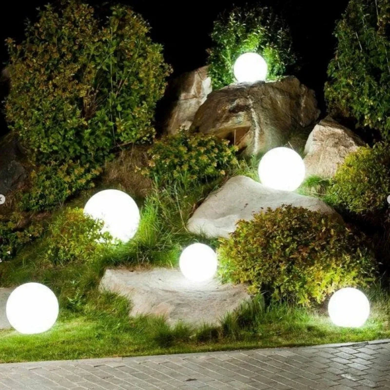 LED Bolvormige Sfeerverlichting Tuin Interieur RGB Kleuren Zonne-energie Draadloos Buitenlamp Decoratie | Sulvida