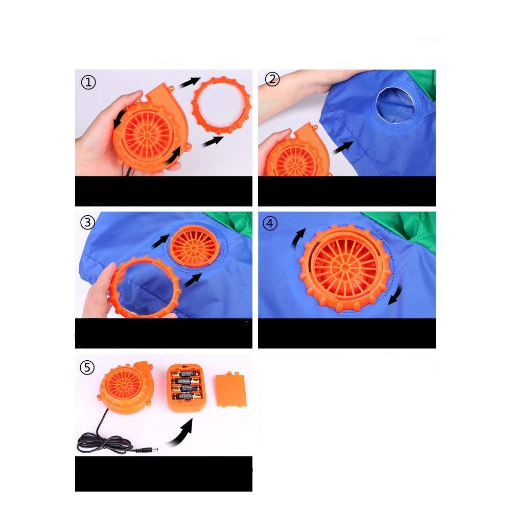 Opblaasbaar Emoji Kostuum – Humoristische Verkleedoutfit voor Feestjes, Halloween, Carnaval en Themafeesten | Sulvida