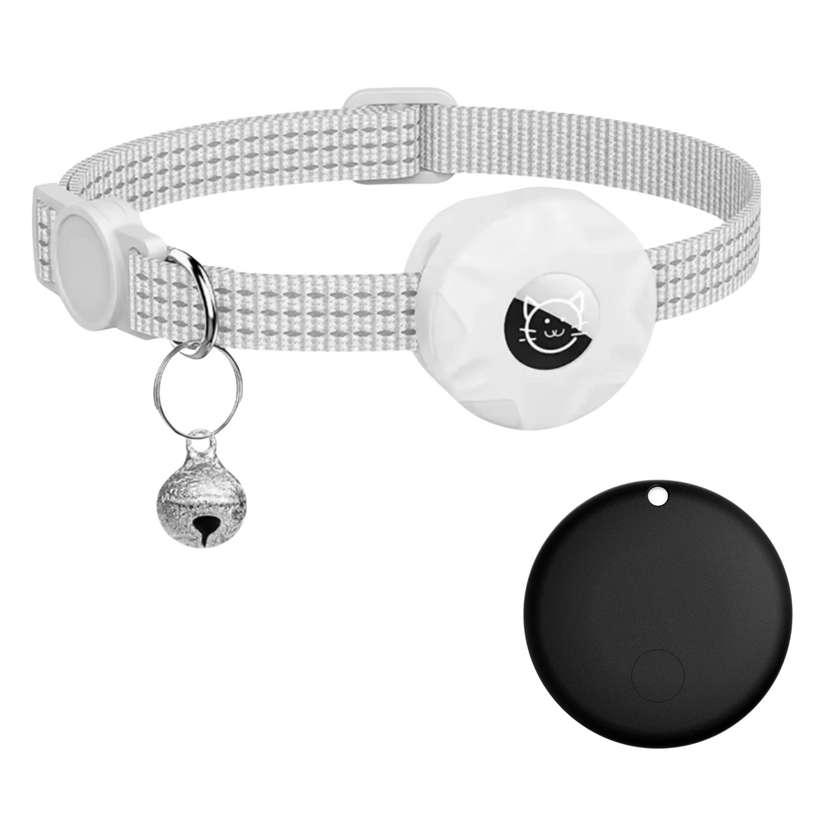 GPS-tracker voor huisdieren met reflecterende halsband voor katten en honden locatiebepaling veiligheid | Sulvida