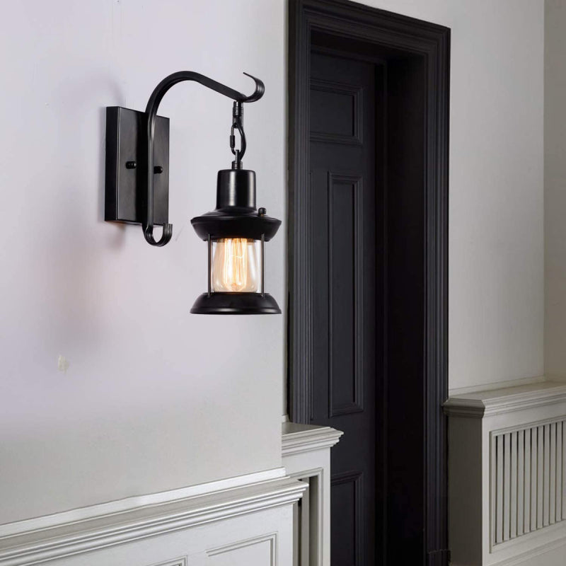 Industriële Wandlamp Metaal Zwart Brons Retro Sfeerlicht Woonkamer Slaapkamer E27 Fitting Vintage Design | Sulvida