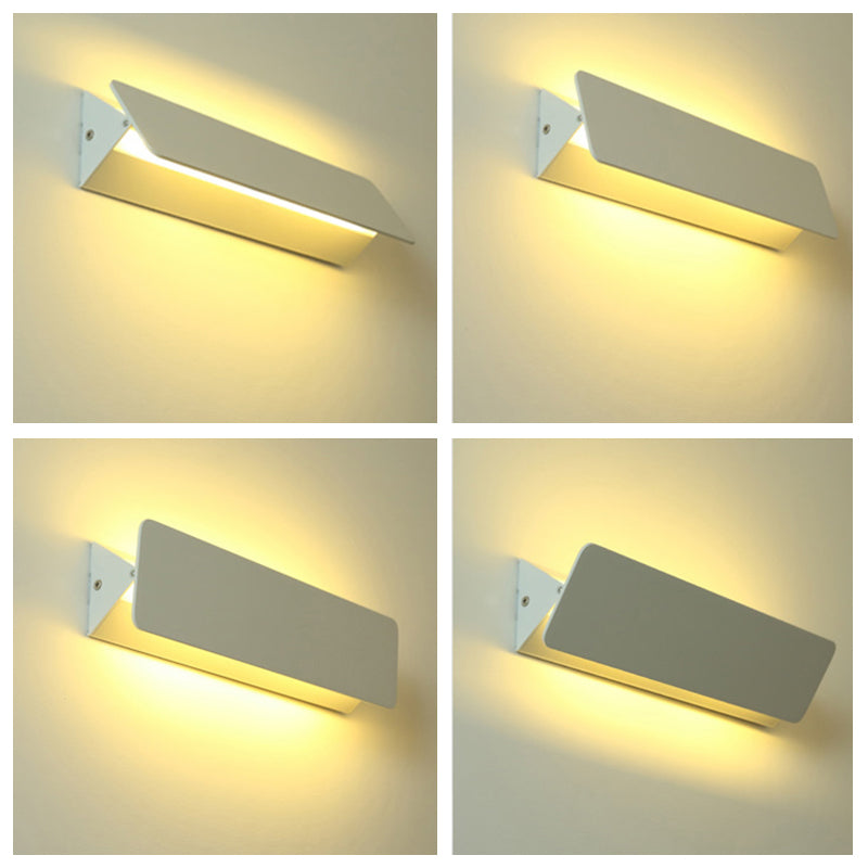Draaibare Wandlamp LED Metaal Wit Modern Design Dimbaar voor Binnen Woonkamer Gang Slaapkamer Verlichting | Sulvida