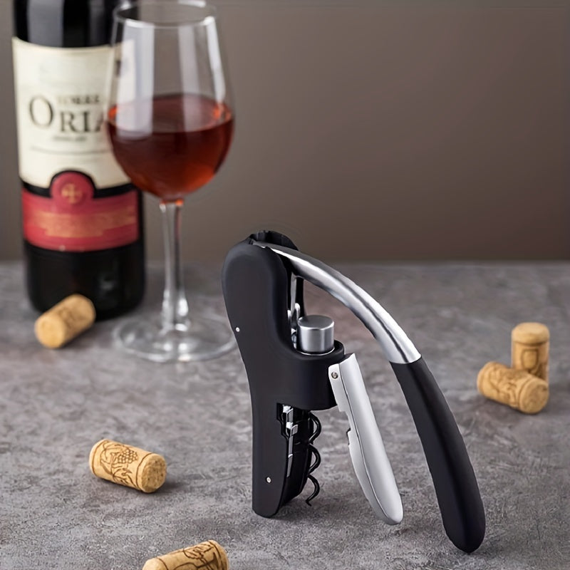 Hefboom Kurkentrekker met Ergonomisch Handvat – Moeiteloos Wijnflessen Openen voor Thuis Bar Restaurant | Sulvida