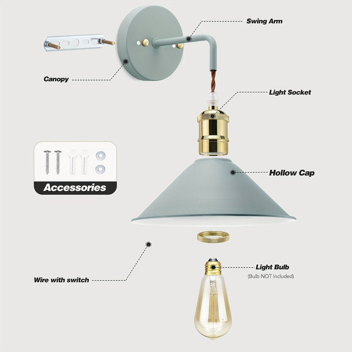 Industriële metalen wandlamp in olie-gewreven afwerking voor slaapkamer woonkamer hal sfeervol modern | Sulvida